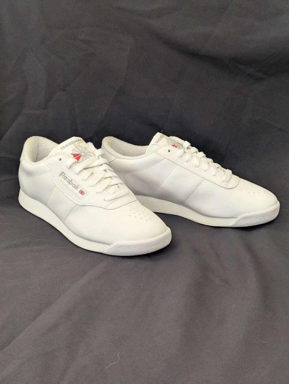 REEBOK Classic Princess Sneakers White Low Top Tennis Sneakers Women's Size 8.5W